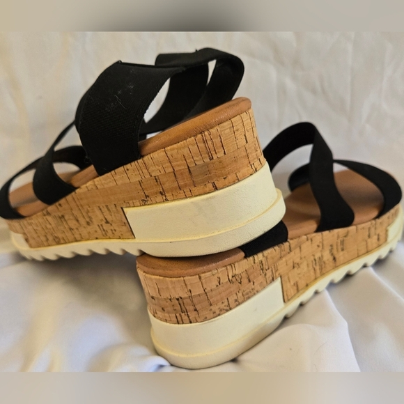 DREAM PAIRS Strappy Espadrille Platform Wedge Sandals – Women’s Size 8.5 - Picture 4 of 4